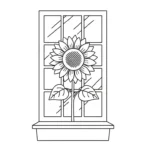 coloriage Tournesol updated gratuit pour enfants