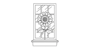 coloriage Tournesol updated gratuit pour enfants