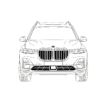 coloriage BMW update pour enfant de 6 ans