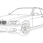 coloriage BMW update a imprimer gratuitement