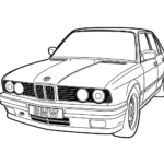 coloriage BMW update pour primaire