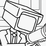 télécharger coloriage Skibidi Toilet update gratuit