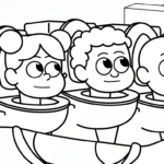 coloriage Skibidi Toilet update a imprimer gratuitement