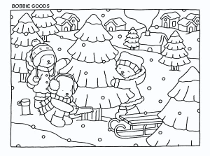 coloriage Bobbie Goods pour enfant de 4 ans