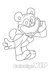 coloriage Bobby BearHug à imprimer pour enfant de 10 ans