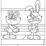 imprimer coloriage Bobby BearHug