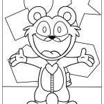 coloriage Bobby BearHug pour enfant de 5 ans