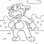 coloriage Bobby BearHug gratuit a imprimer