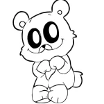 image de coloriage Bobby BearHug pour enfant