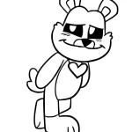 coloriage Bobby BearHug gratuit à imprimer
