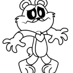 coloriage Bobby BearHug pour enfant à imprimer