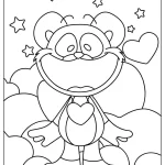 coloriage Bobby BearHug à imprimer pour enfants