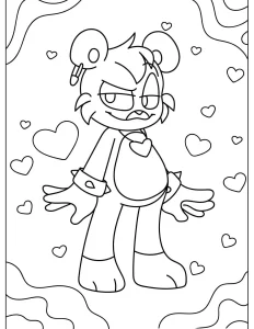 coloriage Bobby BearHug gratuit en ligne