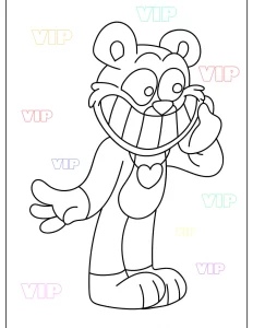coloriage Bobby BearHug a dessiner en ligne