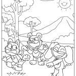 coloriage Bobby BearHug à imprimer pour enfant de 7 ans