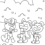 coloriage Bobby BearHug à imprimer pdf gratuit