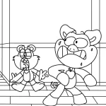 coloriage Bobby BearHug à imprimer gratuitement