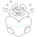 coloriage Bobby Bearhug à imprimer pdf gratuit