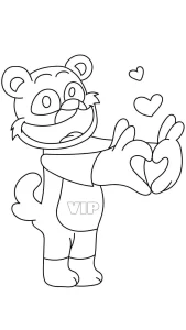 coloriage Bobby Bearhug et dessins