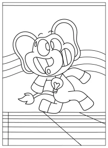 coloriage Bubba Bubbaphant gratuit en ligne