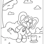coloriage Bubba Bubbaphant pour enfant a imprimer gratuit