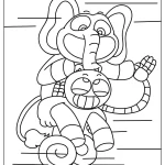 coloriage Bubba Bubbaphant pour enfant de 4 ans