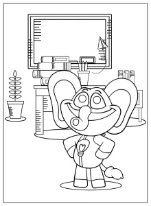 coloriage Bubba Bubbaphant à imprimer gratuitement pdf