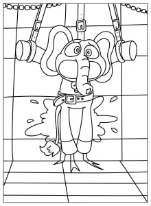 coloriage Bubba Bubbaphant pour enfant à imprimer
