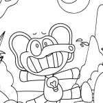 coloriage Bubba Bubbaphant pour enfants a imprimer