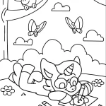 coloriage Craftycorn educatif pour enfant
