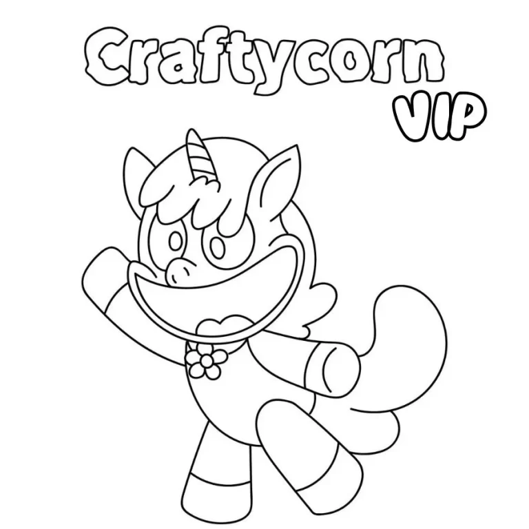 Tranh tô màu CraftyCorn