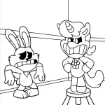 coloriage Craftycorn pour enfants