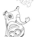 coloriage Despicable Me 4 pour enfant a imprimer gratuit