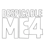 coloriage Despicable Me 4 gratuit pour enfants