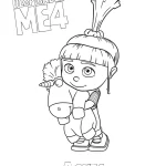 image de coloriage Despicable Me 4 pour enfant