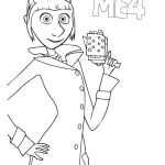 coloriage Despicable Me 4 pour enfant a imprimer gratuit