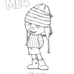 coloriage Despicable Me 4 à imprimer pour enfant de 6 ans