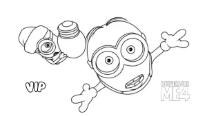 coloriage Despicable Me 4 pour enfant gratuit