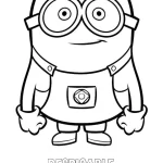 coloriage Despicable Me 4 gratuit a imprimer