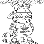 coloriage Garfield pour enfant de 5 ans