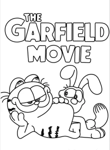 coloriage Garfield pour enfants