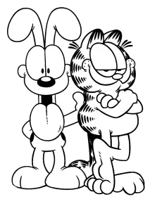 coloriage Garfield pour enfant à imprimer