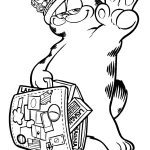 imprimer coloriage Garfield