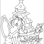 coloriage Garfield a imprimer gratuit