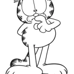 imprimer coloriage Garfield