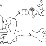 coloriage Garfield gratuit a imprimer