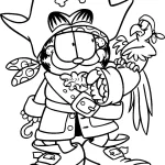 coloriage Garfield pour enfants à télécharger