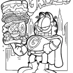 coloriage Garfield pour enfant gratuit