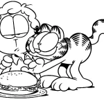a imprimer coloriage Garfield gratuit
