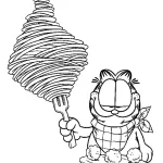 imprimer coloriage Garfield gratuit